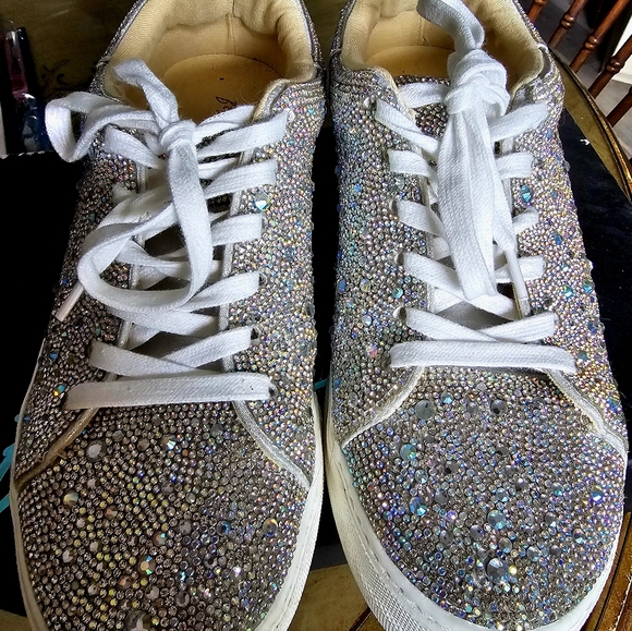 Betsey Johnson Rhinestone Sneakers - Picture 5 of 7